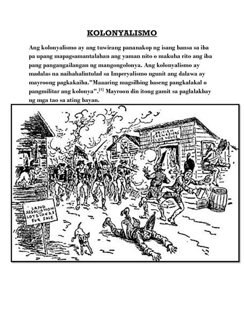 KOLONYALISMO .